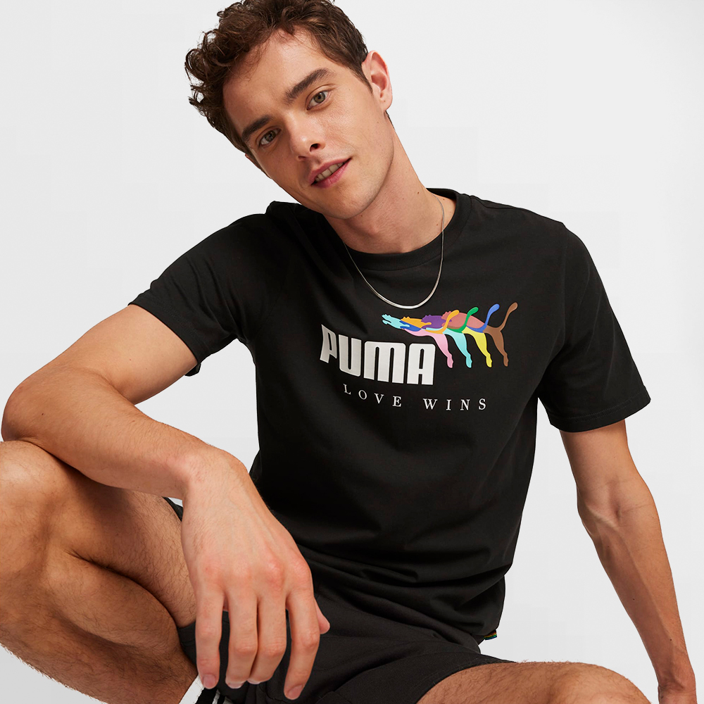 PUMA CAMISETA ESS+ LOVE WINS TEE - 680000 01