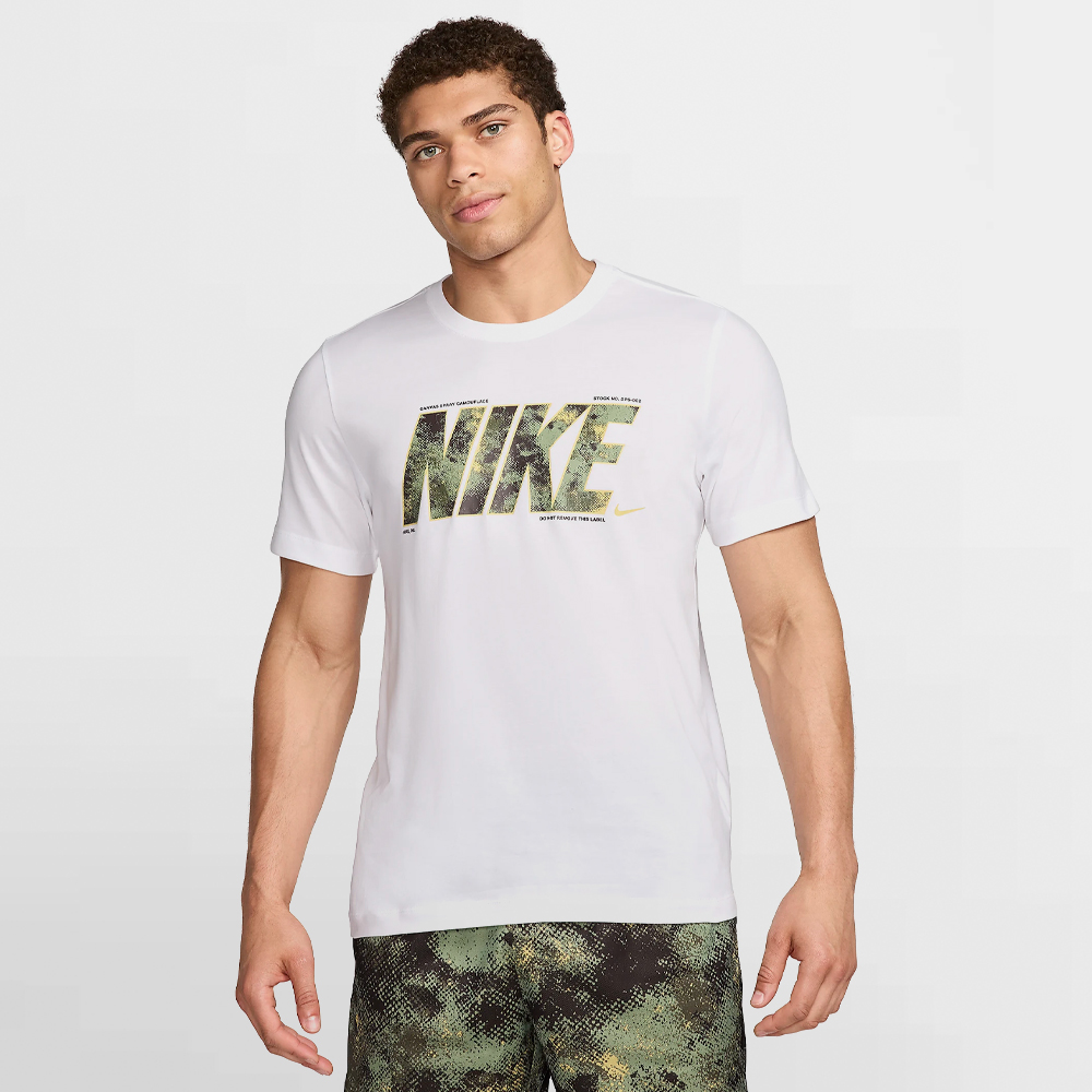 NIKE CAMISETA DF TEE CAMO - FZ8038 100