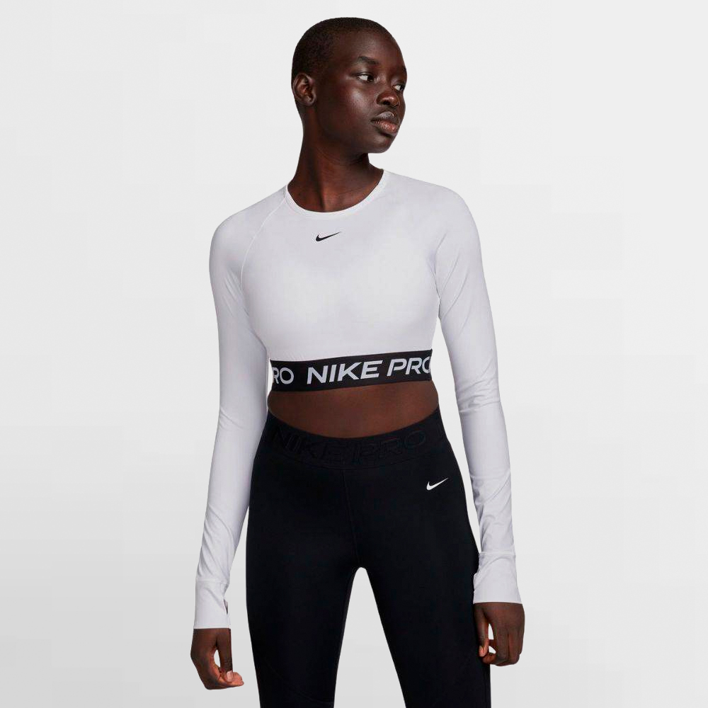 NIKE CAMISETA M/L W. PRO 365 CROP - FV5484 100