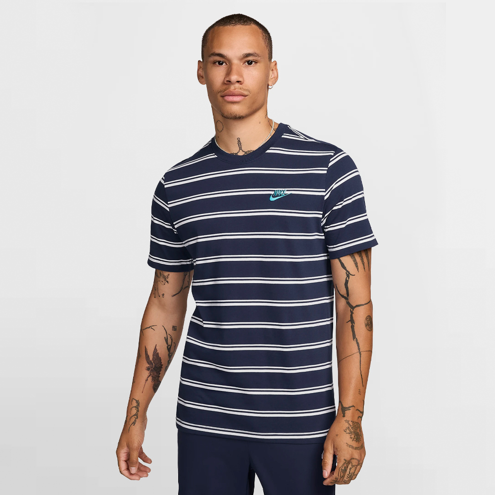 NIKE CAMISETA NSW TEE CLUB STRIPE - FZ5381 410