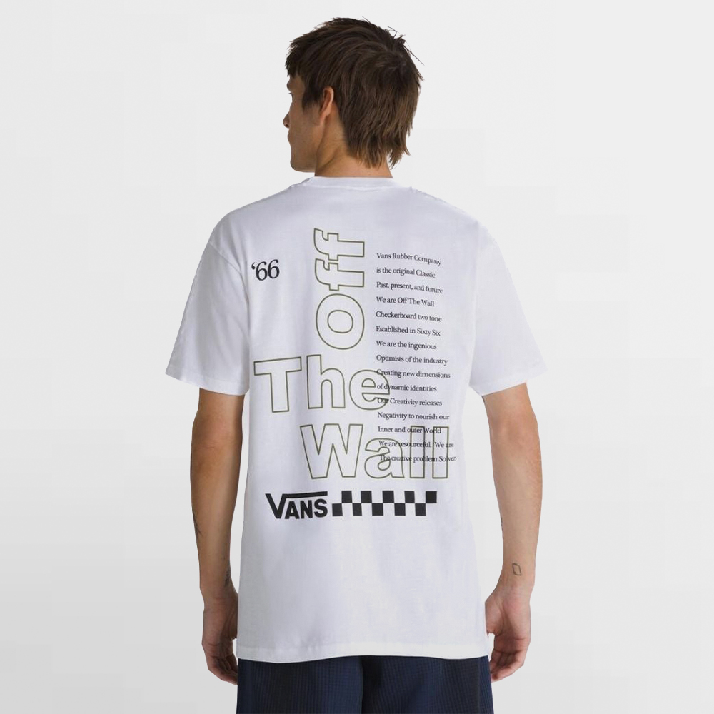 VANS CAMISETA POSTED SS - VN000HFTWHT