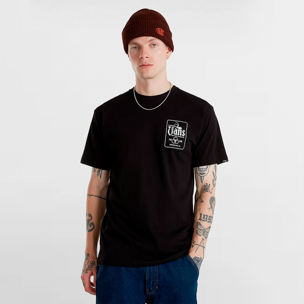 VANS CAMISETA BUCKET LIST SS - VN000KA2BLK