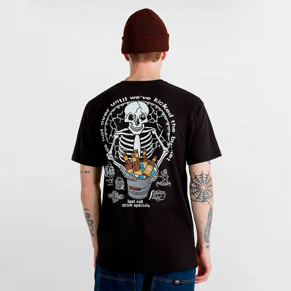 VANS CAMISETA BUCKET LIST SS - VN000KA2BLK