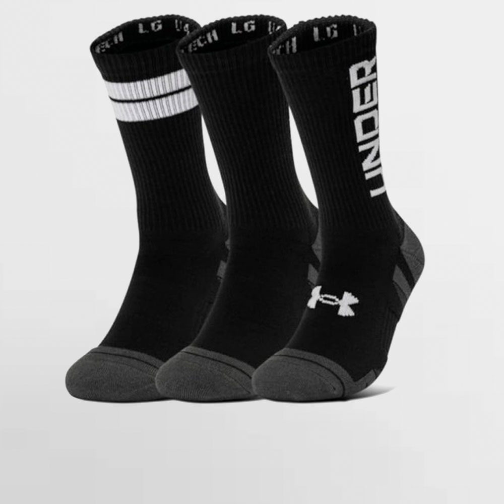 UNDER ARMOUR CALCETIN PACK 3 TECH CREW SOCKS - 1379515 002