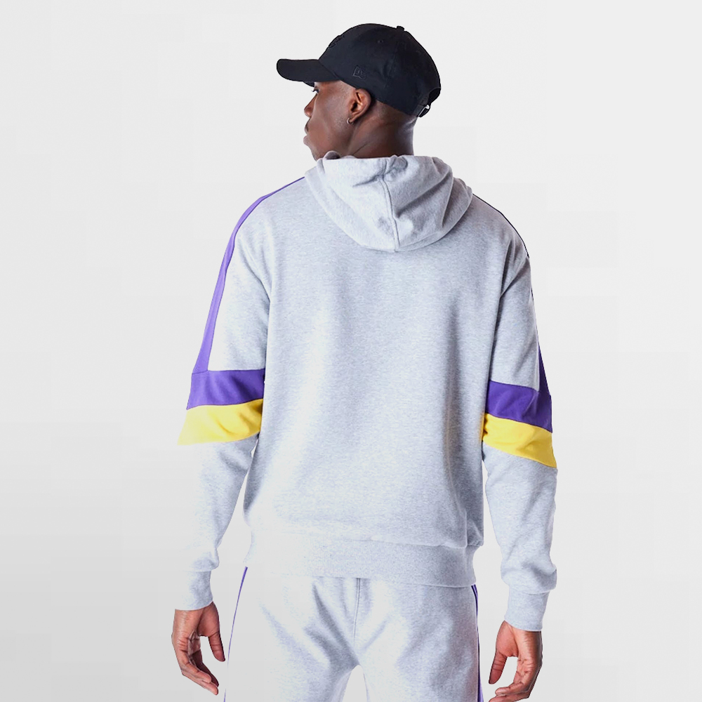 NEW ERA CANGURO COLOUR BLOCK OS HOOD ( LAKERS ) - 60564801