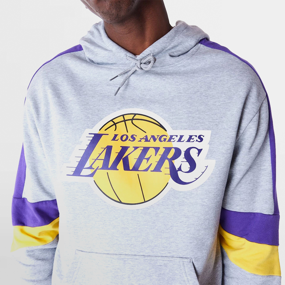 NEW ERA CANGURO COLOUR BLOCK OS HOOD ( LAKERS ) - 60564801