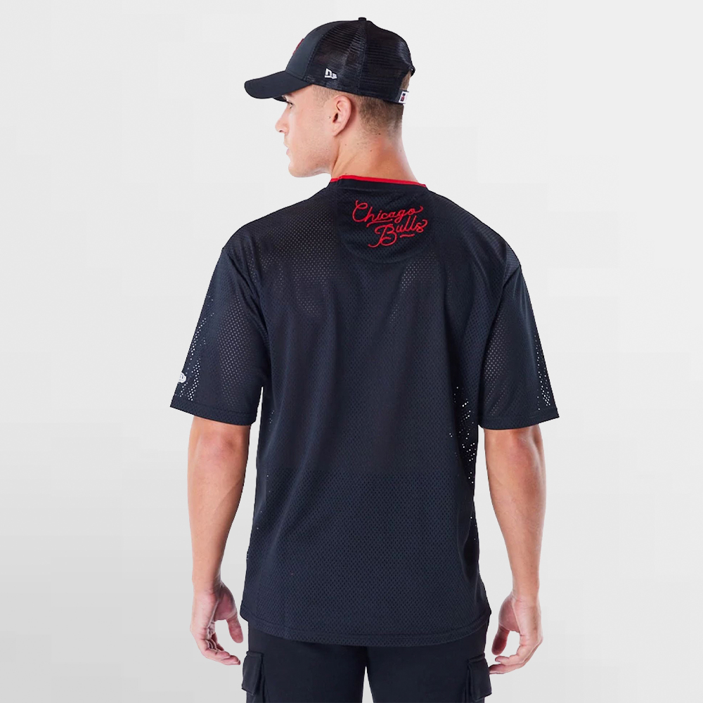 NEW ERA CAMISETA NBA PATCH OS MESH TEE ( BULLS ) - 60565039