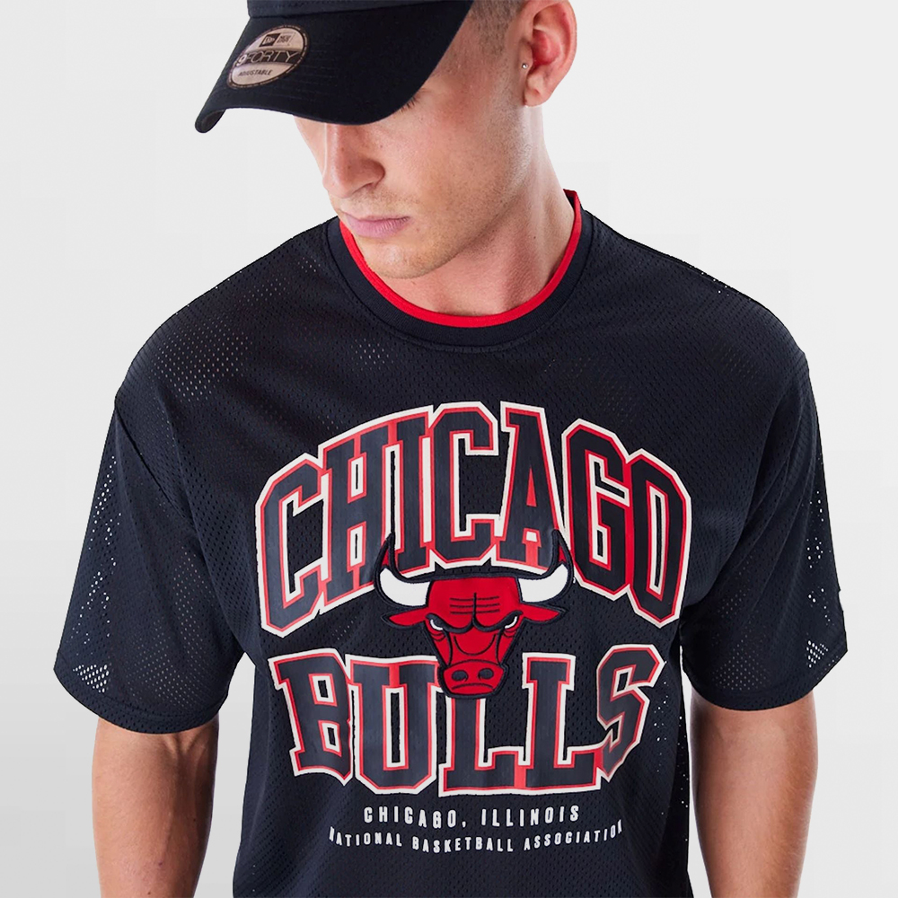 NEW ERA CAMISETA NBA PATCH OS MESH TEE ( BULLS ) - 60565039