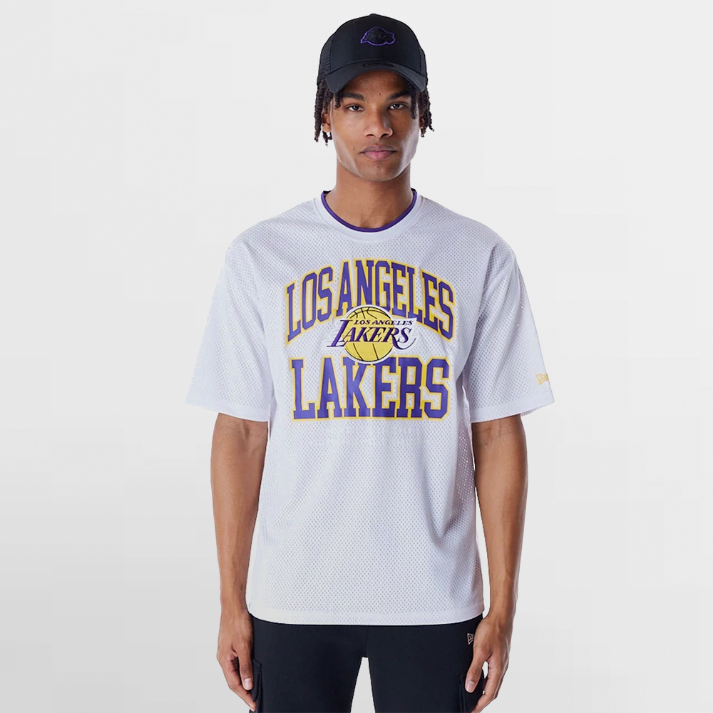 NEW ERA CAMISETA NBA PATCH OS MESH TEE ( LAKERS ) - 60565037