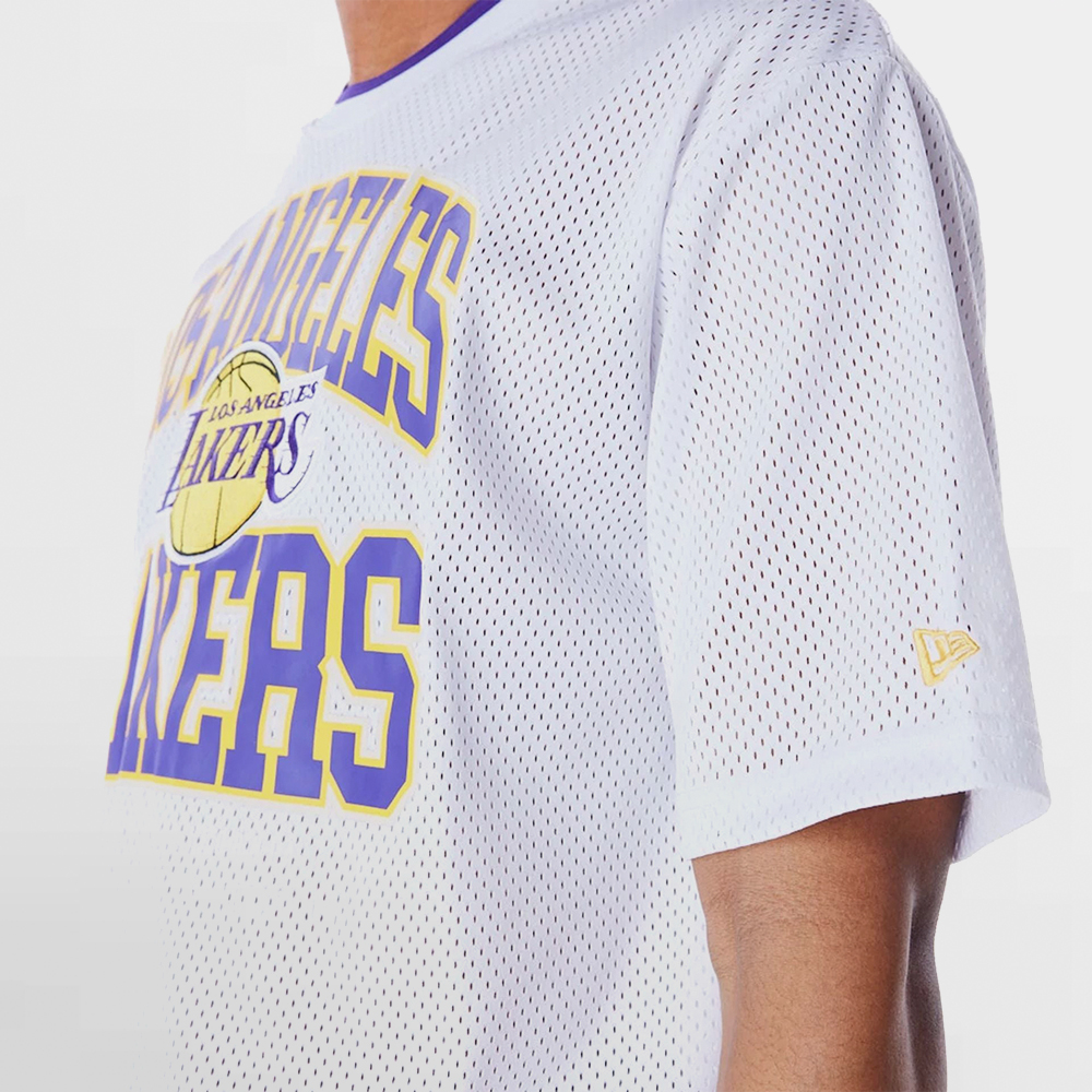 NEW ERA CAMISETA NBA PATCH OS MESH TEE ( LAKERS ) - 60565037