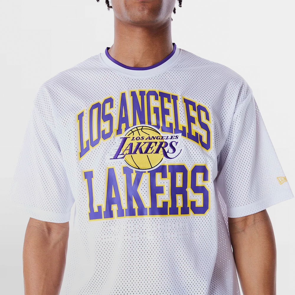 NEW ERA CAMISETA NBA PATCH OS MESH TEE ( LAKERS ) - 60565037