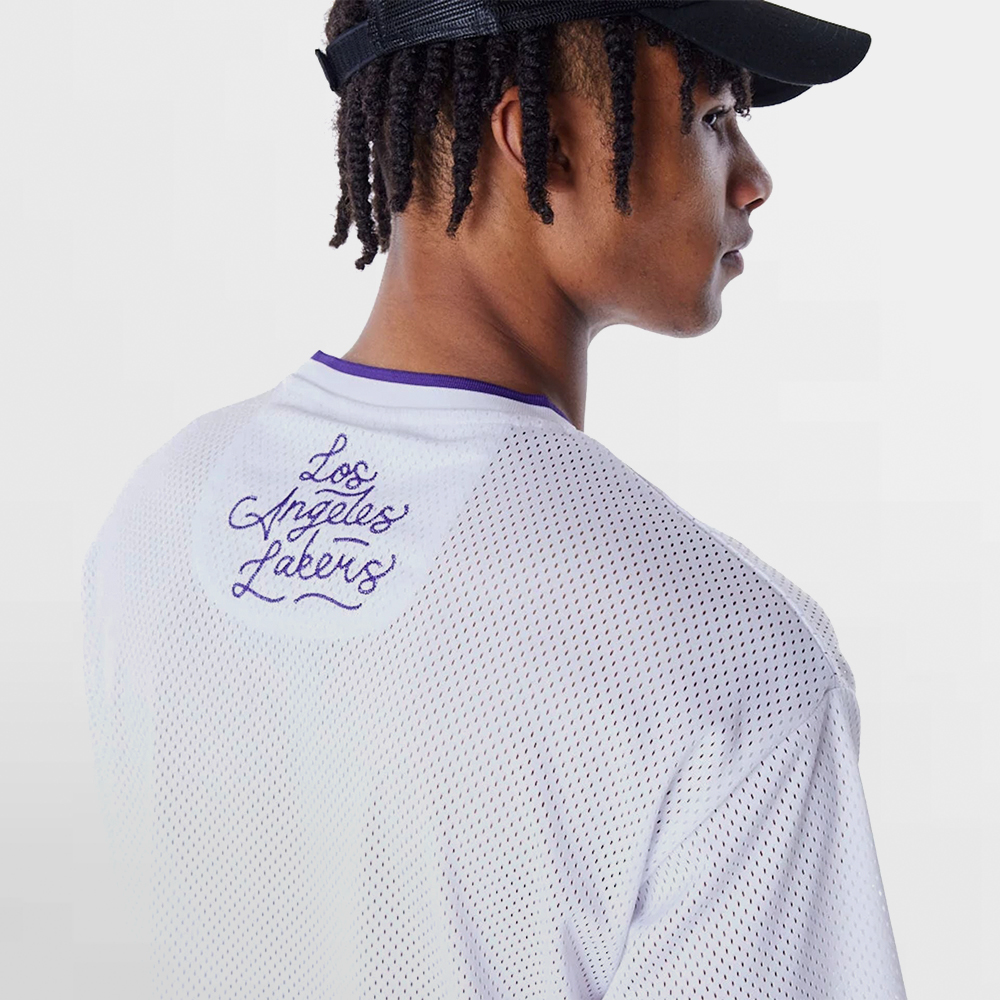 NEW ERA CAMISETA NBA PATCH OS MESH TEE ( LAKERS ) - 60565037