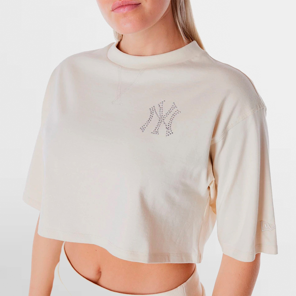 NEW ERA CAMISETA W. MLB DIAMANTE CROP TEE ( YANKEES ) - 60564951