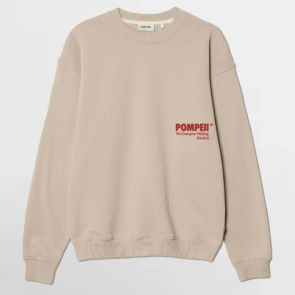 POMPEII  SUDADERA POMPEII ALMOND CREW NECK - H-03-014-20-4000