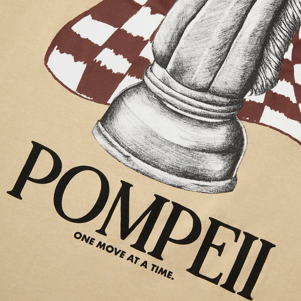 POMPEII  CAMISETA CHESS ALMOND TEE - H-04-001-20-4000