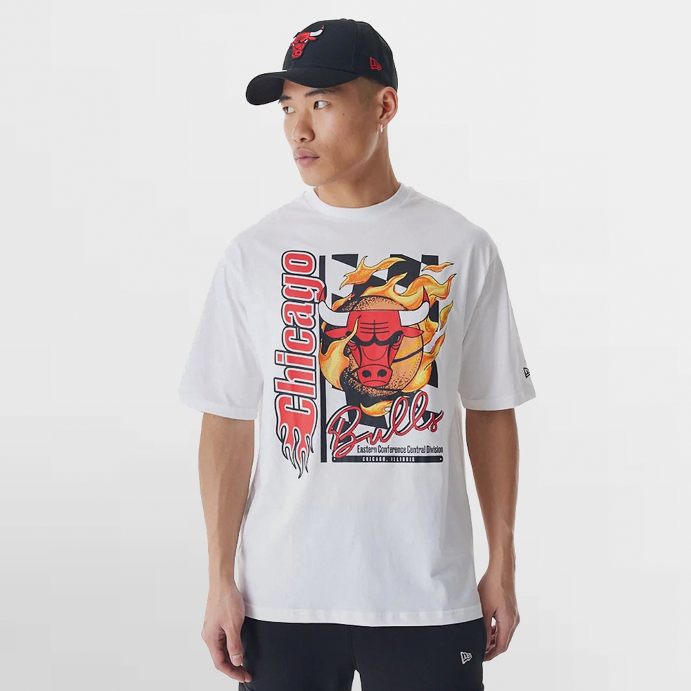 NEW ERA CAMISETA NBA FLAME PRINT OS TEE ( BULLS ) - 60580567