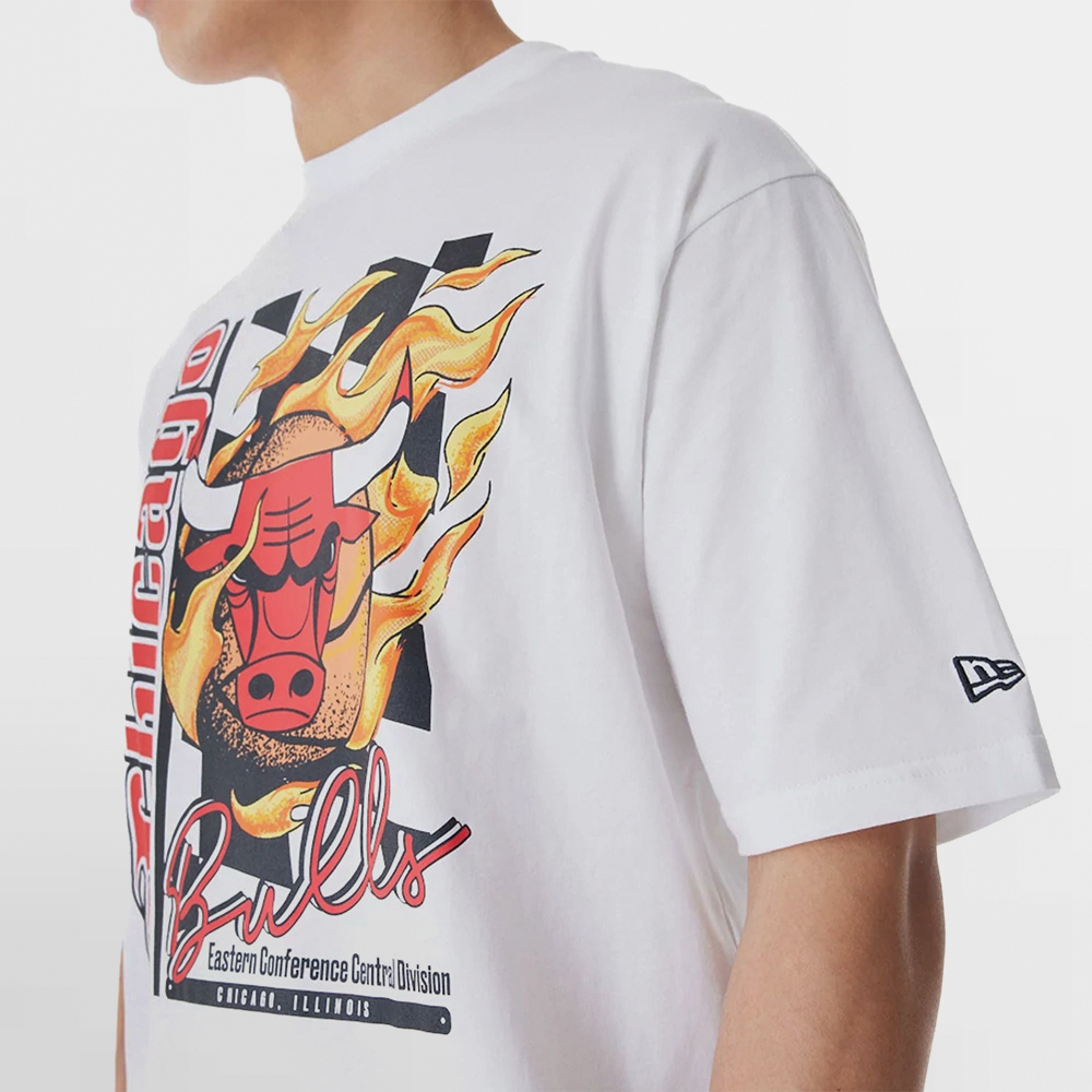 NEW ERA CAMISETA NBA FLAME PRINT OS TEE ( BULLS ) - 60580567