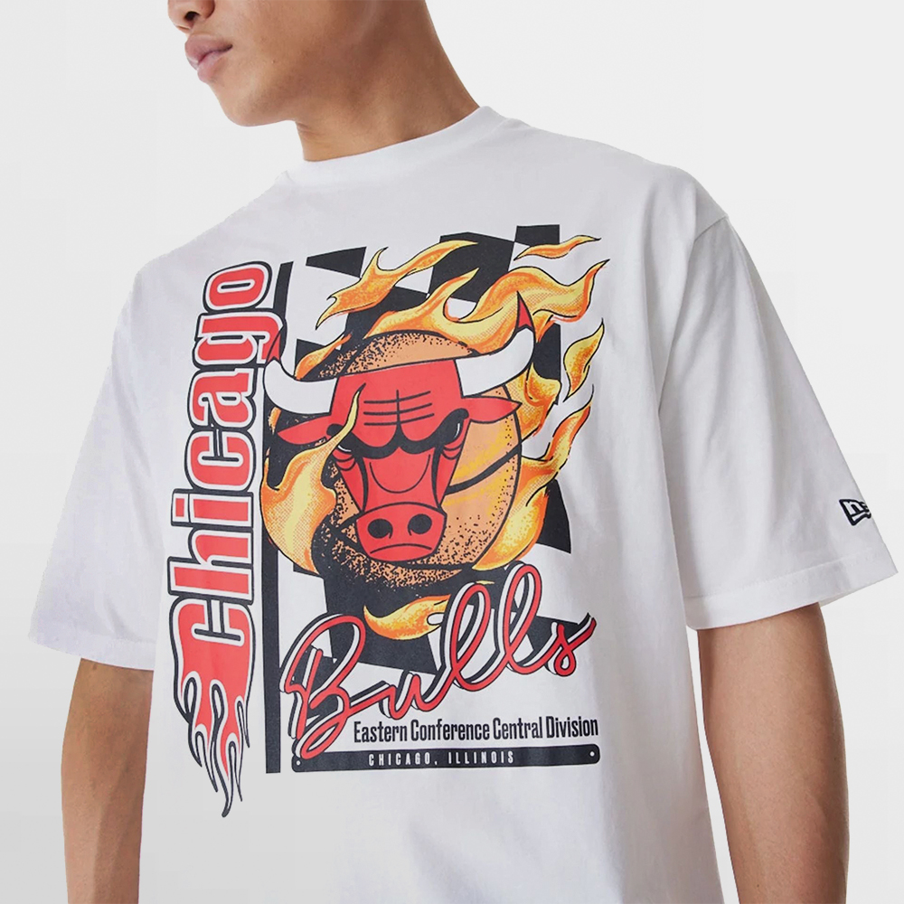 NEW ERA CAMISETA NBA FLAME PRINT OS TEE ( BULLS ) - 60580567