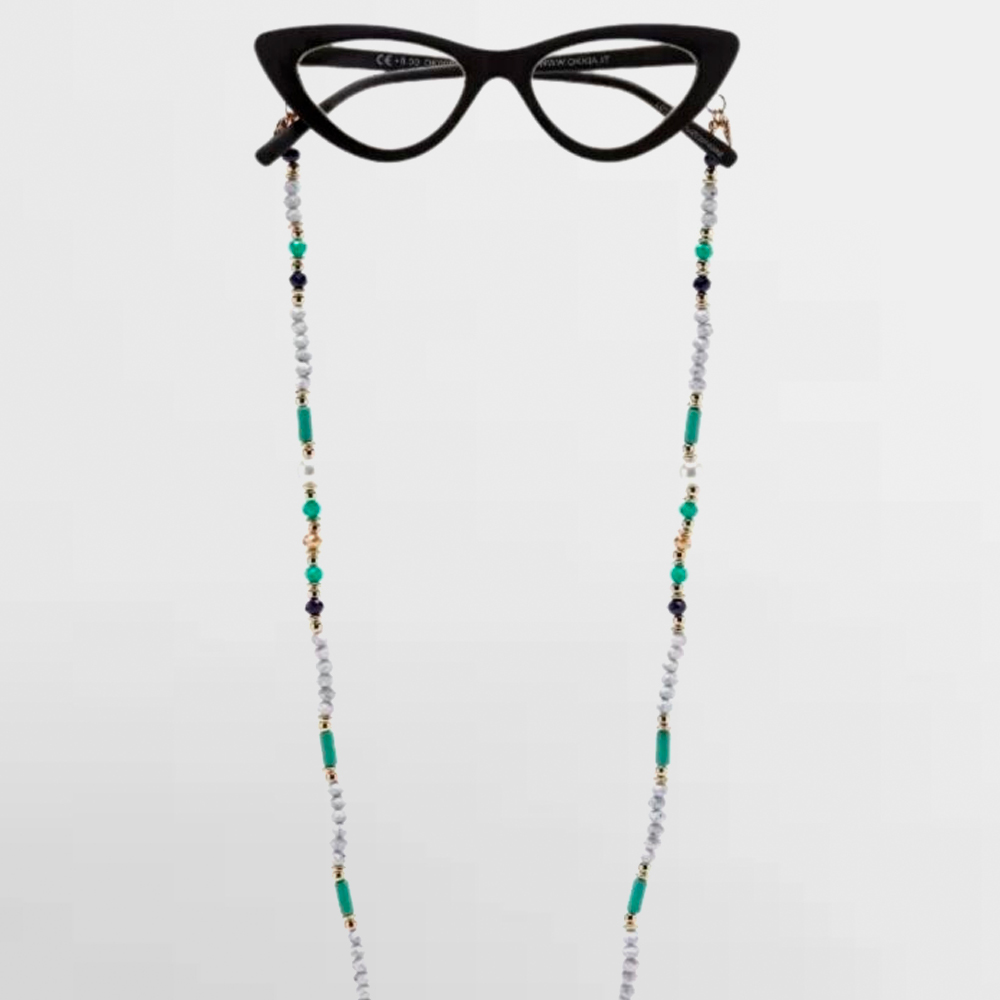 OKKIA CADENA BIJOUX WITH CHARMS GLASSES - OK018-AS