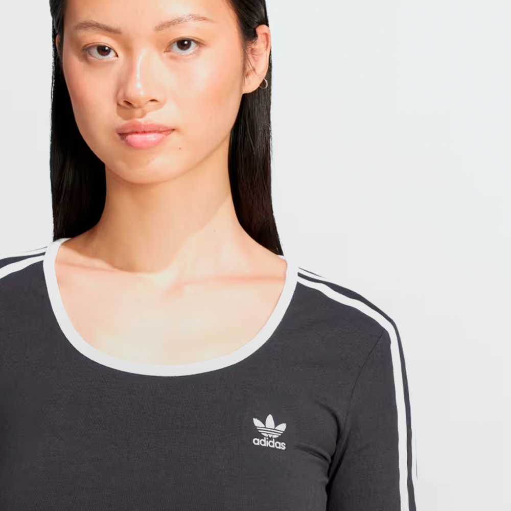 ADIDAS CAMISA M/LARGA 3S LS CROP - JD4624