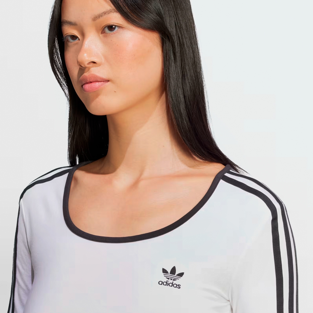 ADIDAS CAMISA M/LARGA W.3S LS CROP - JD4625