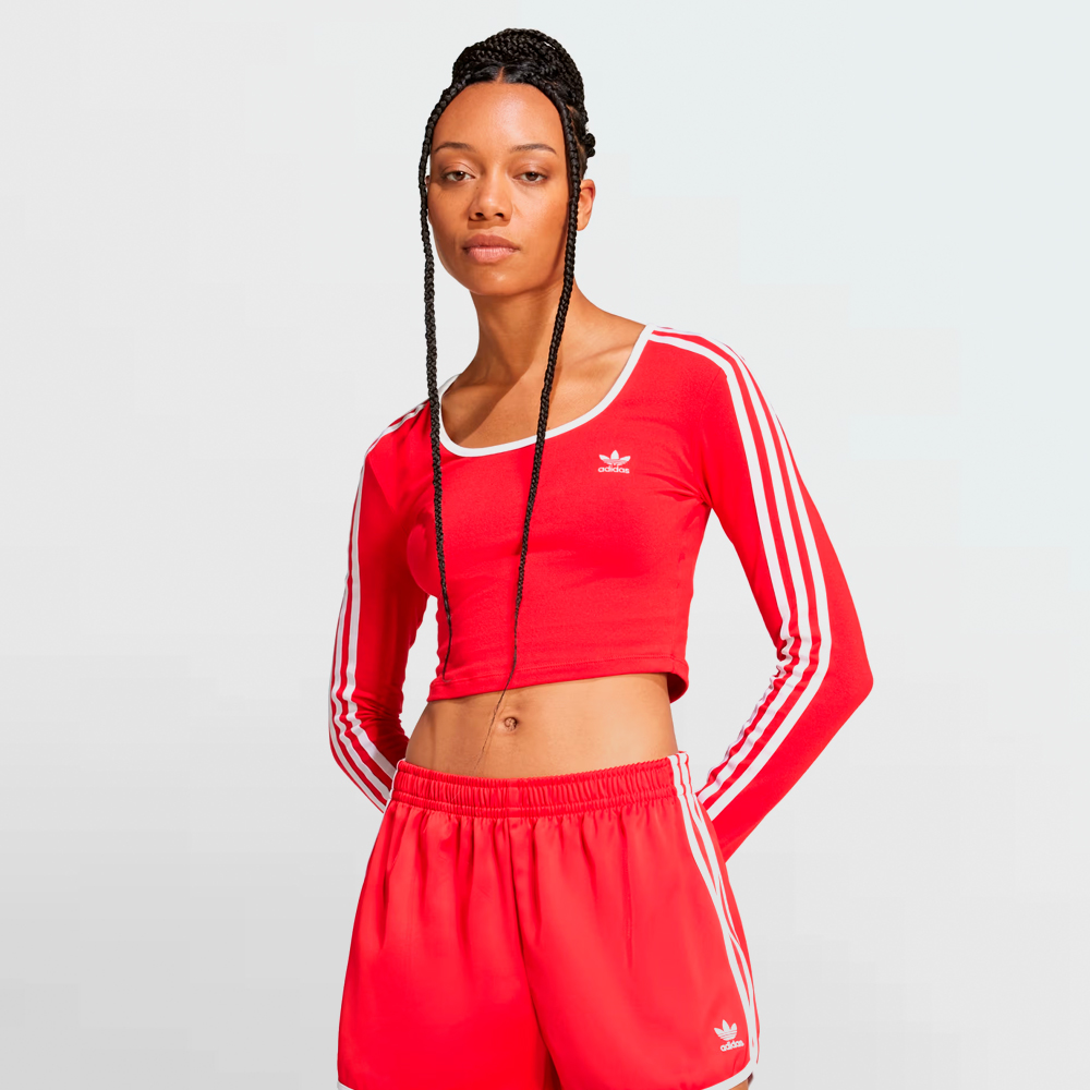 ADIDAS CAMISETA 3/4 W. 3S LS CROP - JD4626