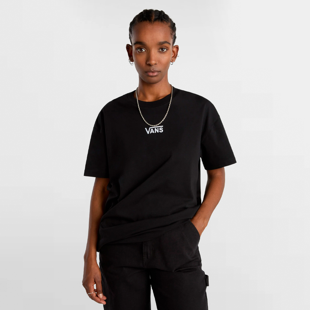 VANS CAMISETA W. FLYING V OVERSIZED - VN0A7YUTBLK