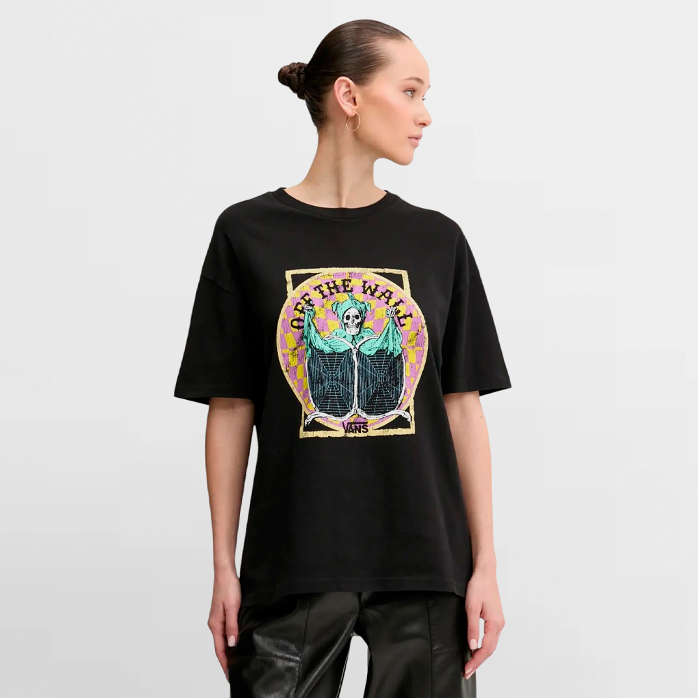 VANS CAMISETA W. FINAL CARD OS SS - VN000NXFBLK