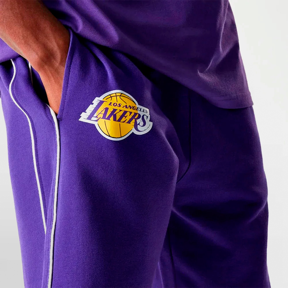 NEW ERA PANT. CORTO NBA PIPING SHORT (LAKERS) - 60684297