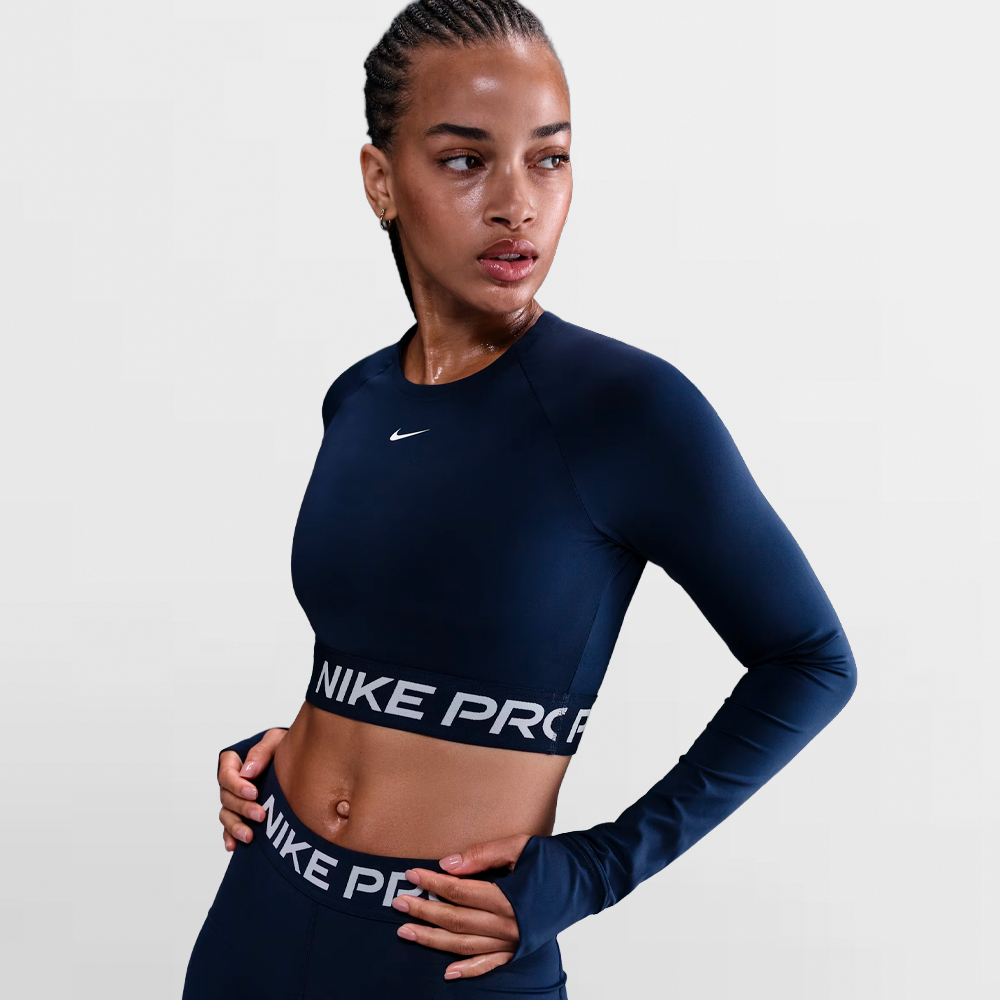 NIKE CAMISETA M/L W. PRO 365 CROP - FV5484 410