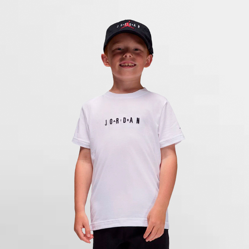 NIKE CAMISETA LK. MJWORDMARK EMB CREW - 85D634 001