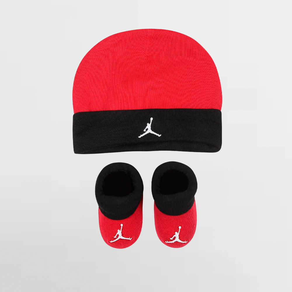 NIKE SET INF. BASIC JORDAN HAT/BOOTIE SET - LJ0102 R78