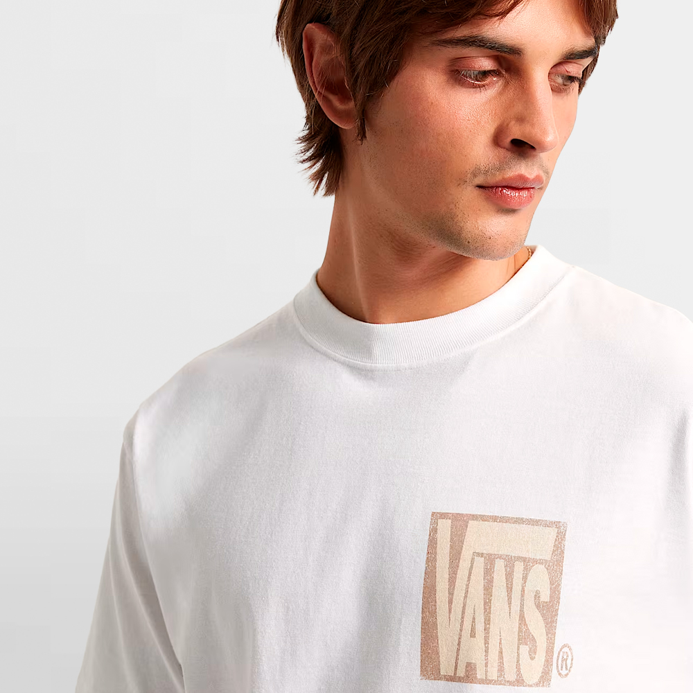 VANS CAMISETA STRETCH STACK CRACKLE TEE - VN000SWEWHT