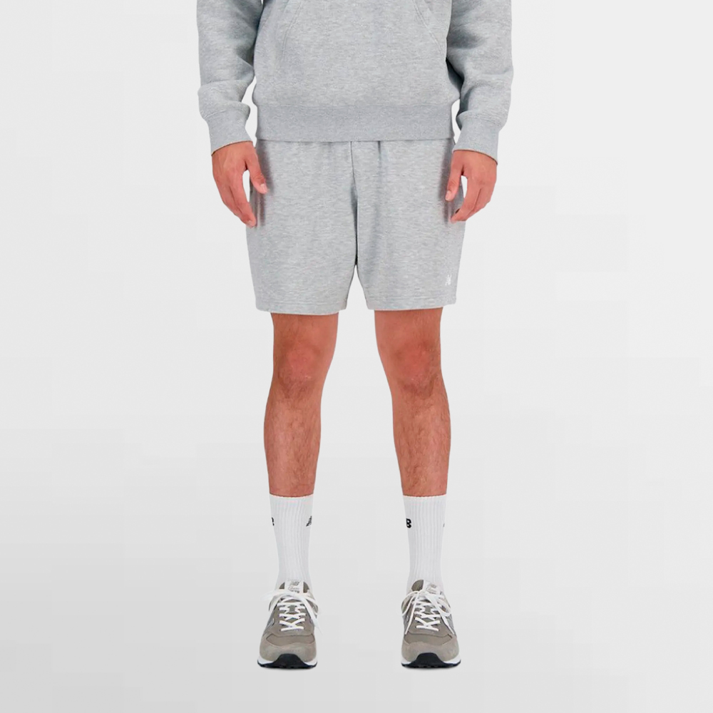 NEW BALANCE PANT. CORTO FRENCH TERRY SHORT 7 INCH - MS41520 AG