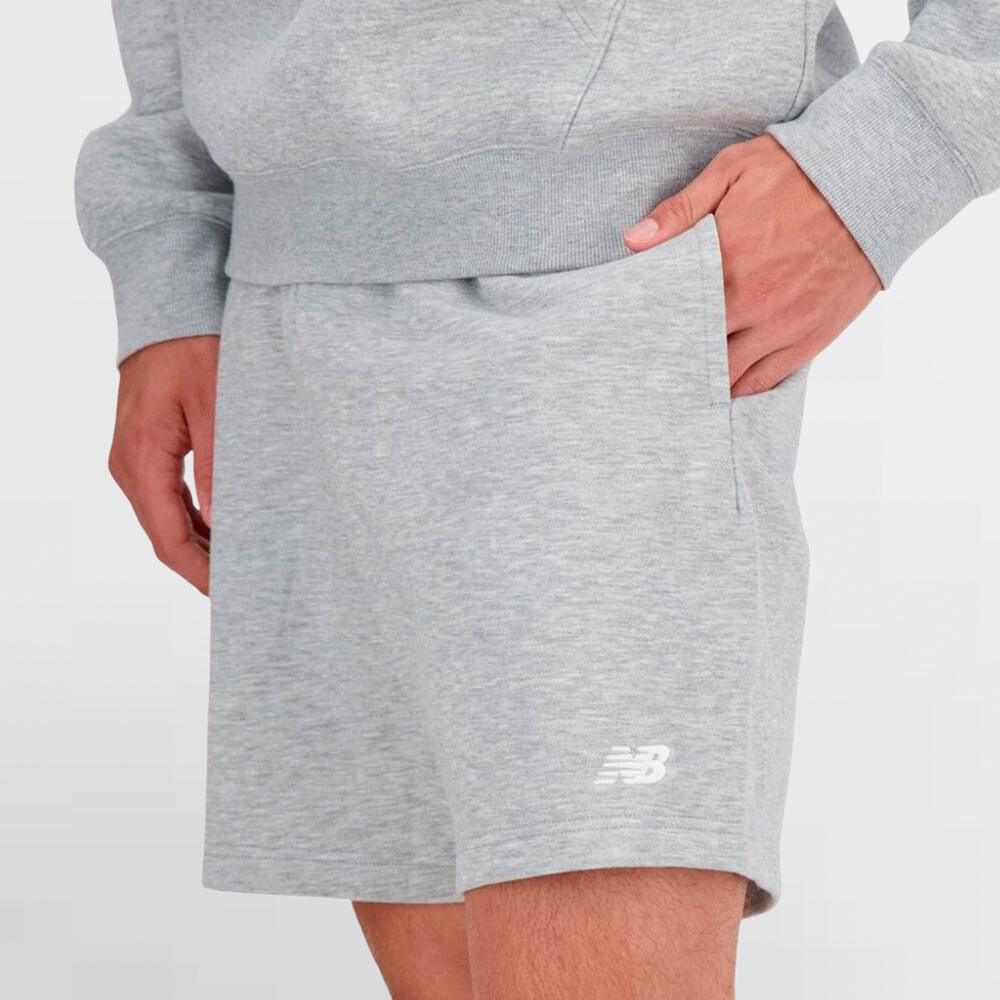 NEW BALANCE PANT. CORTO FRENCH TERRY SHORT 7 INCH - MS41520 AG