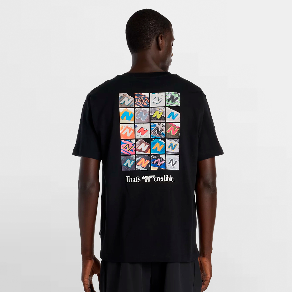 NEW BALANCE CAMISETA COLLAGE - MT6161TQ BK