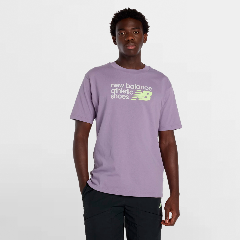 NEW BALANCE CAMISETA ATHLETICS PREMIUM RELAXED CHEST LOG - MT51900 AA5