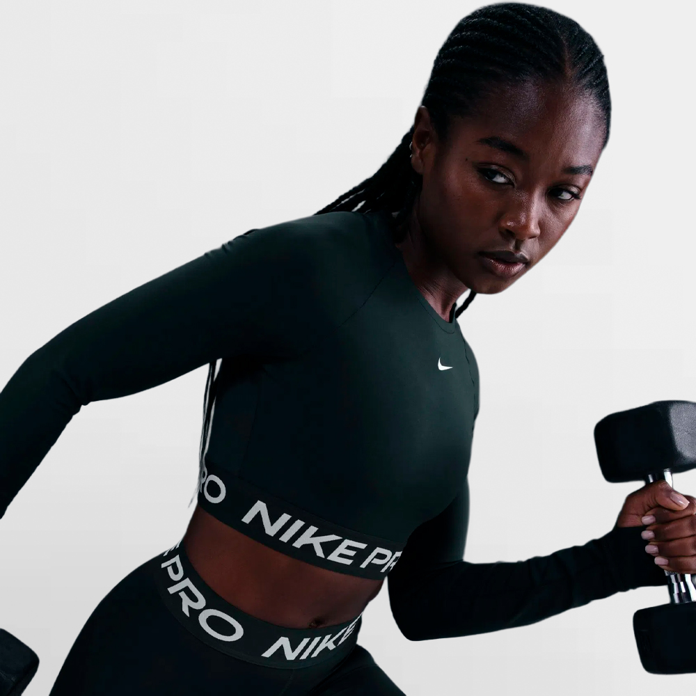 NIKE CAMISETA M/L W. PRO 365 CROP - FV5484 390