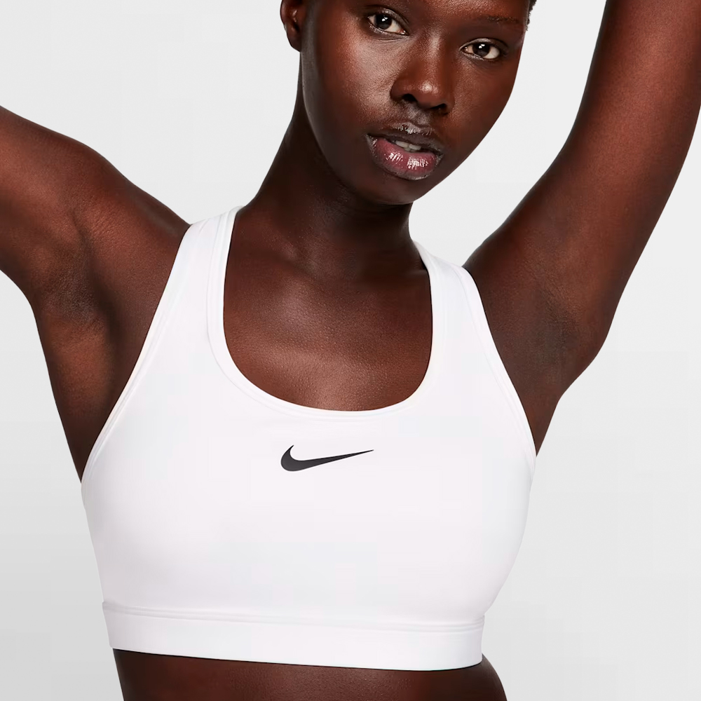 NIKE TOP W. SWOOSH MEDIUM SUPPORT - DX6821 100