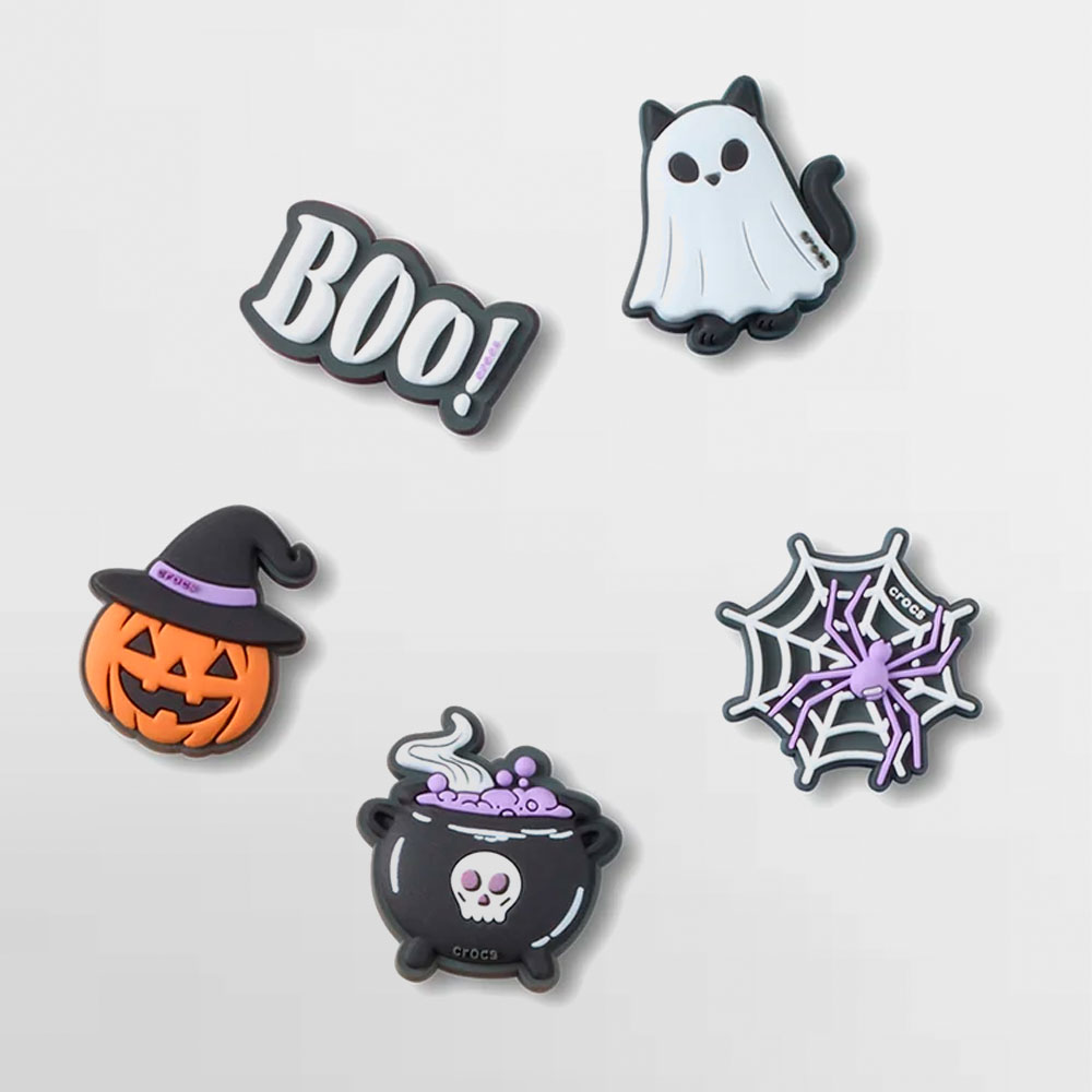 CROCS PIN BOO HALLOWEEN 5 PACK - 10019872