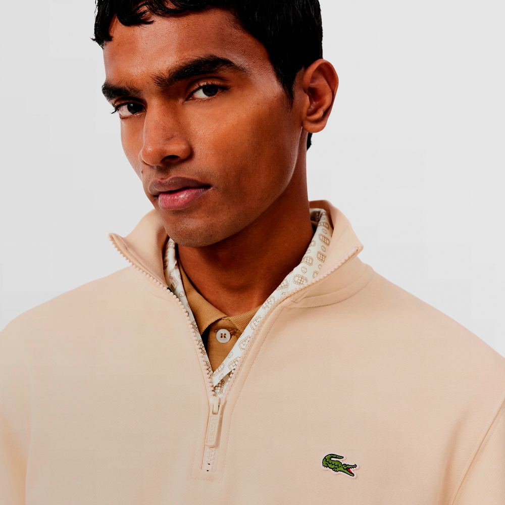 LACOSTE CHAQUETA HIGH NECK ZP FLEECE - SH9774 056