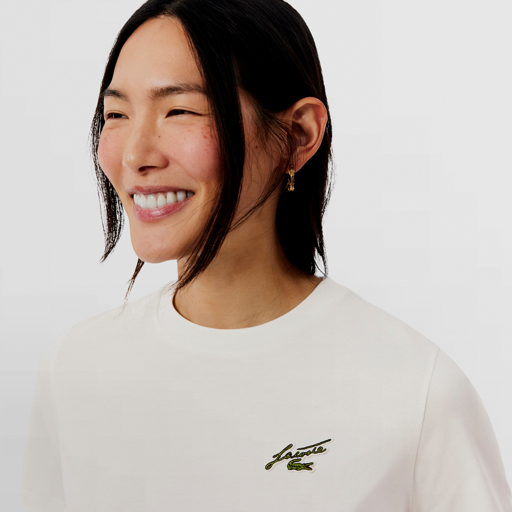 LACOSTE CAMISETA W. BADGE ACCENT - TF0224 70V