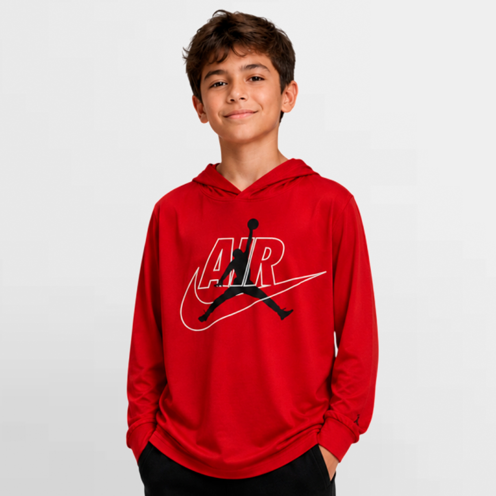 NIKE CANGURO K. MJ JUMPMAN AIR HOOD - 95G341 U10